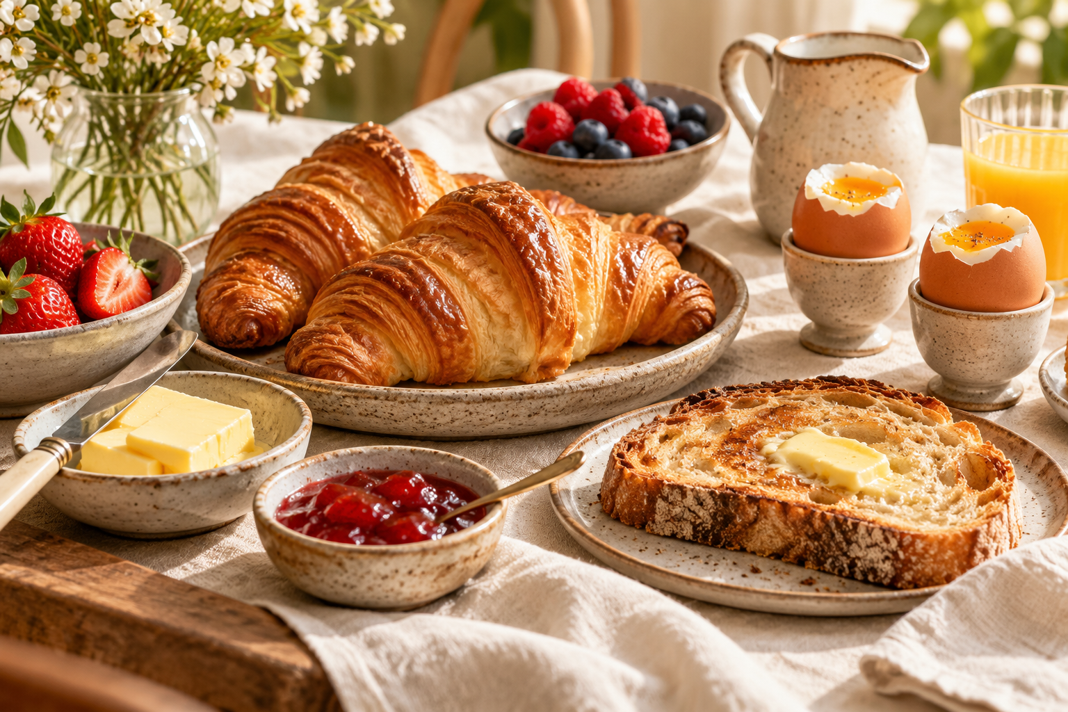 Illustrative culinary campaign imagery
