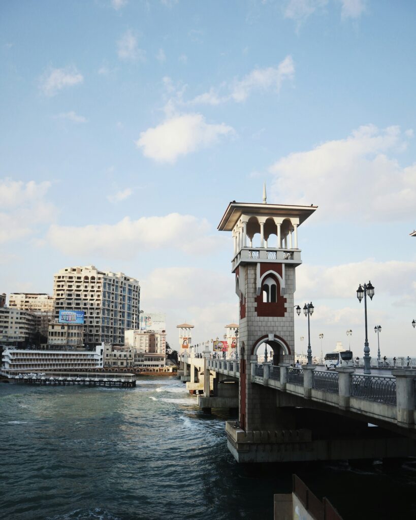 The Alexandria waterfront