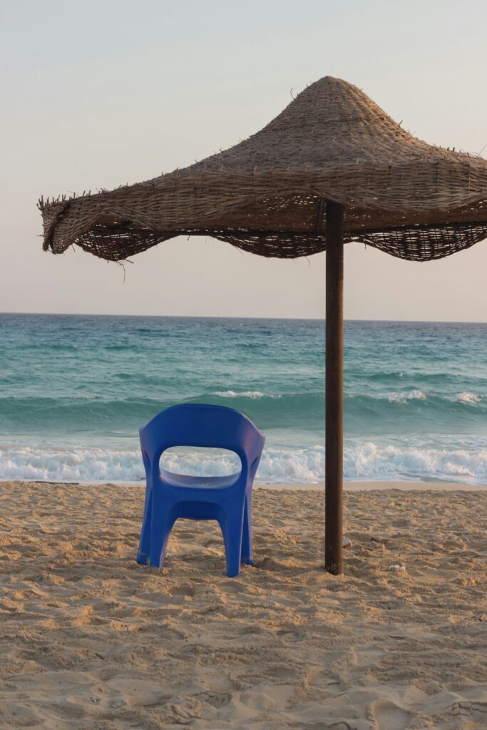 Sunrise on the sand in Marsa Matrouh